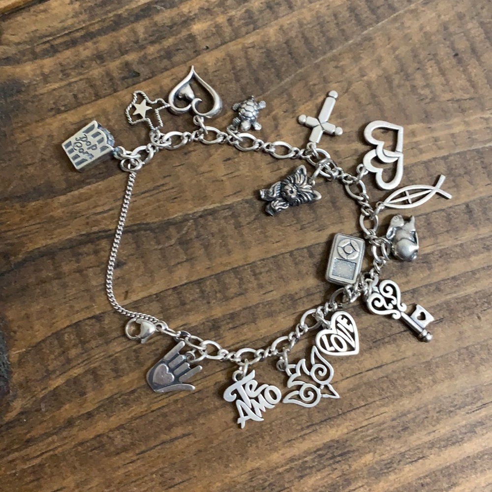James Avery bracelet + charms
